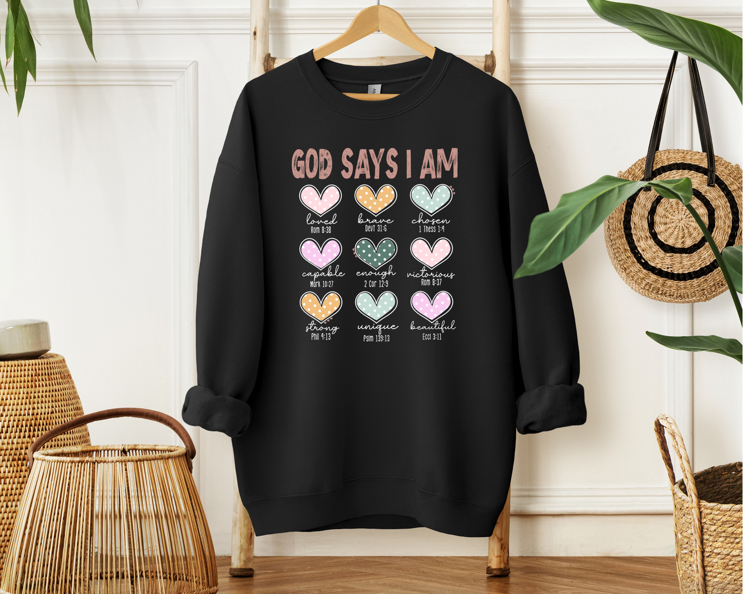 God Says I Am Crewneck