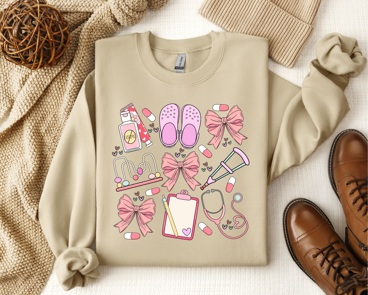 Physical Therapy Coquette Crewneck