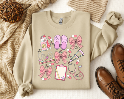 Physical Therapy Coquette Crewneck
