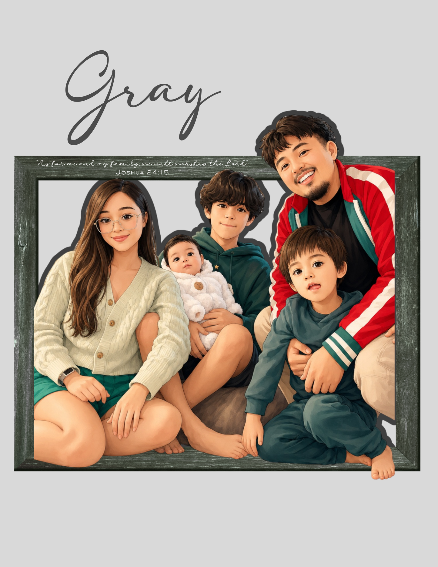 Personalized Family Portrait Frame
