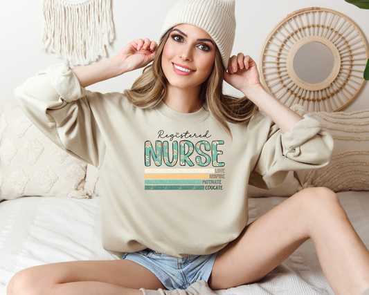 “Registered Nurse” Crewneck