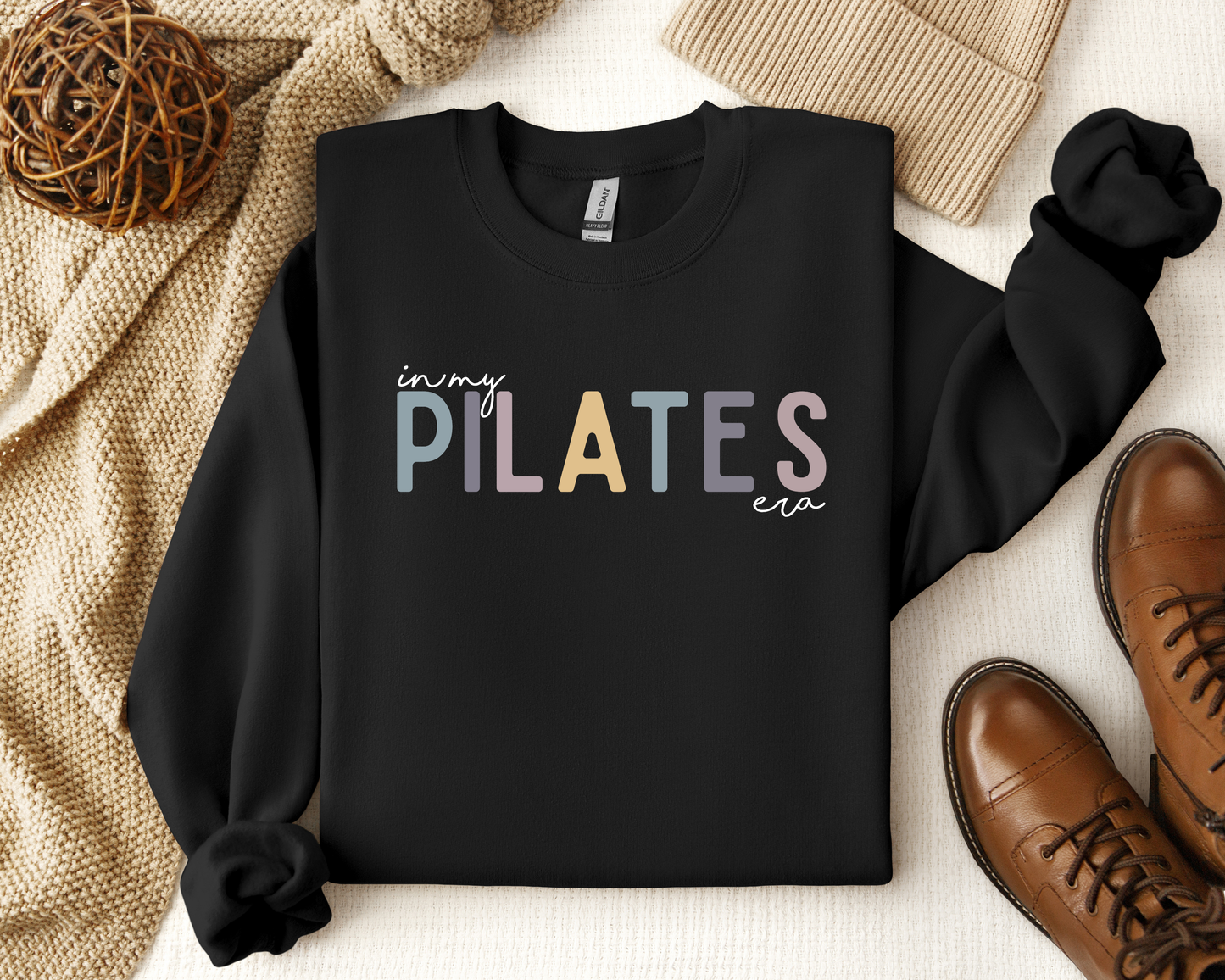 “In My Pilates Era” Fleece-Lined Sweatshirt