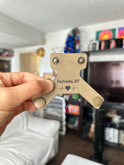 Custom Leather Stethoscope Tag