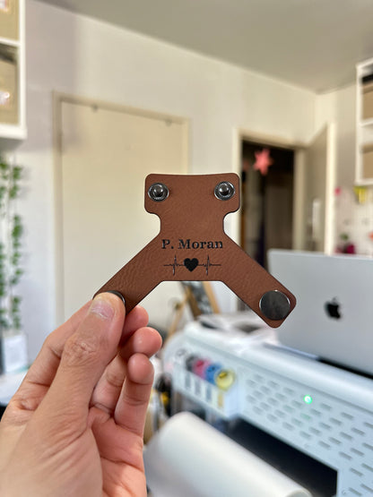 Custom Leather Stethoscope Tag