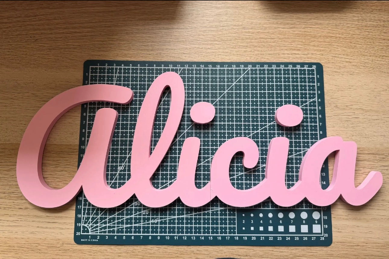 Custom Script Name Sign