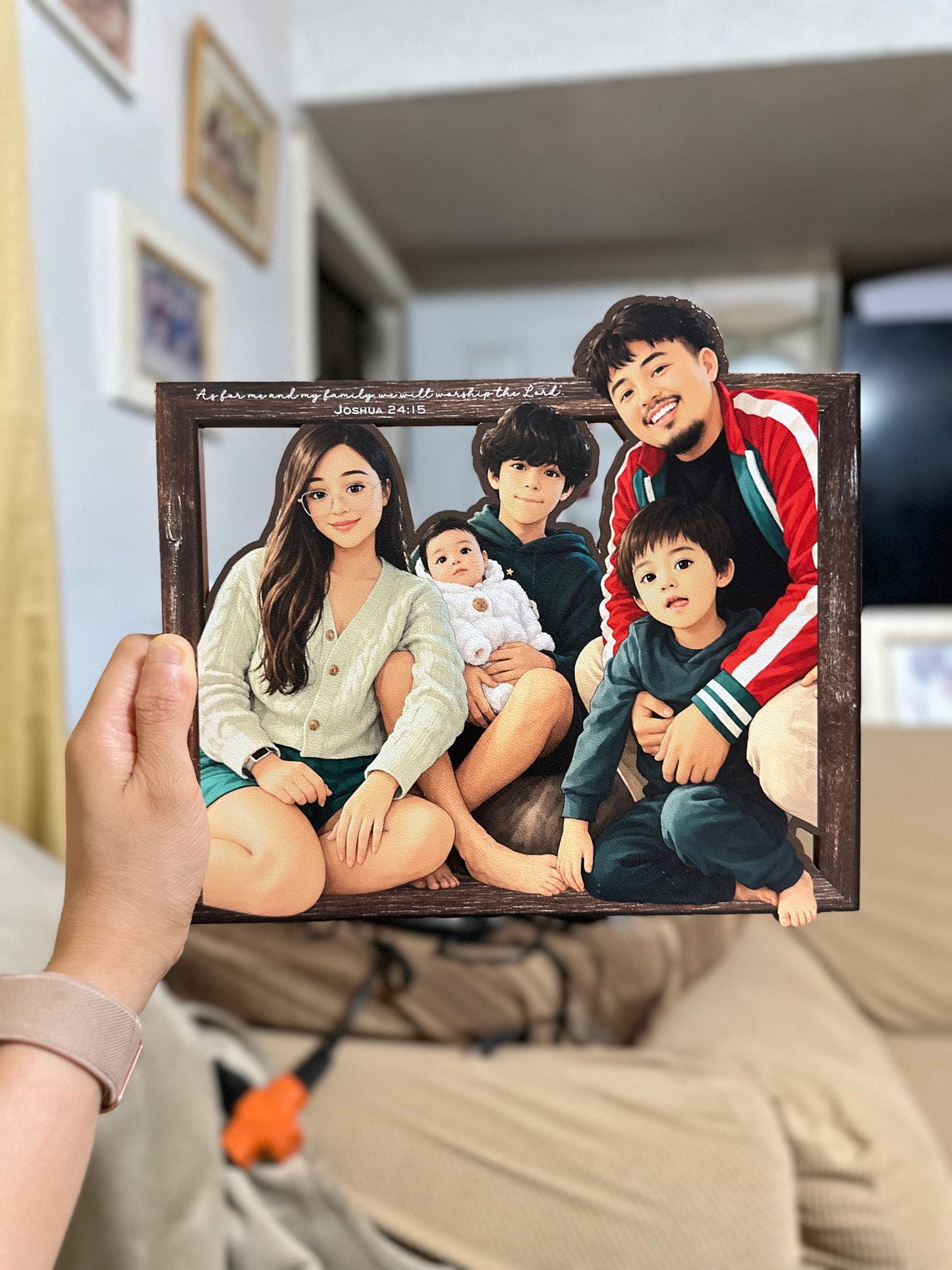 Personalized Family Portrait Frame