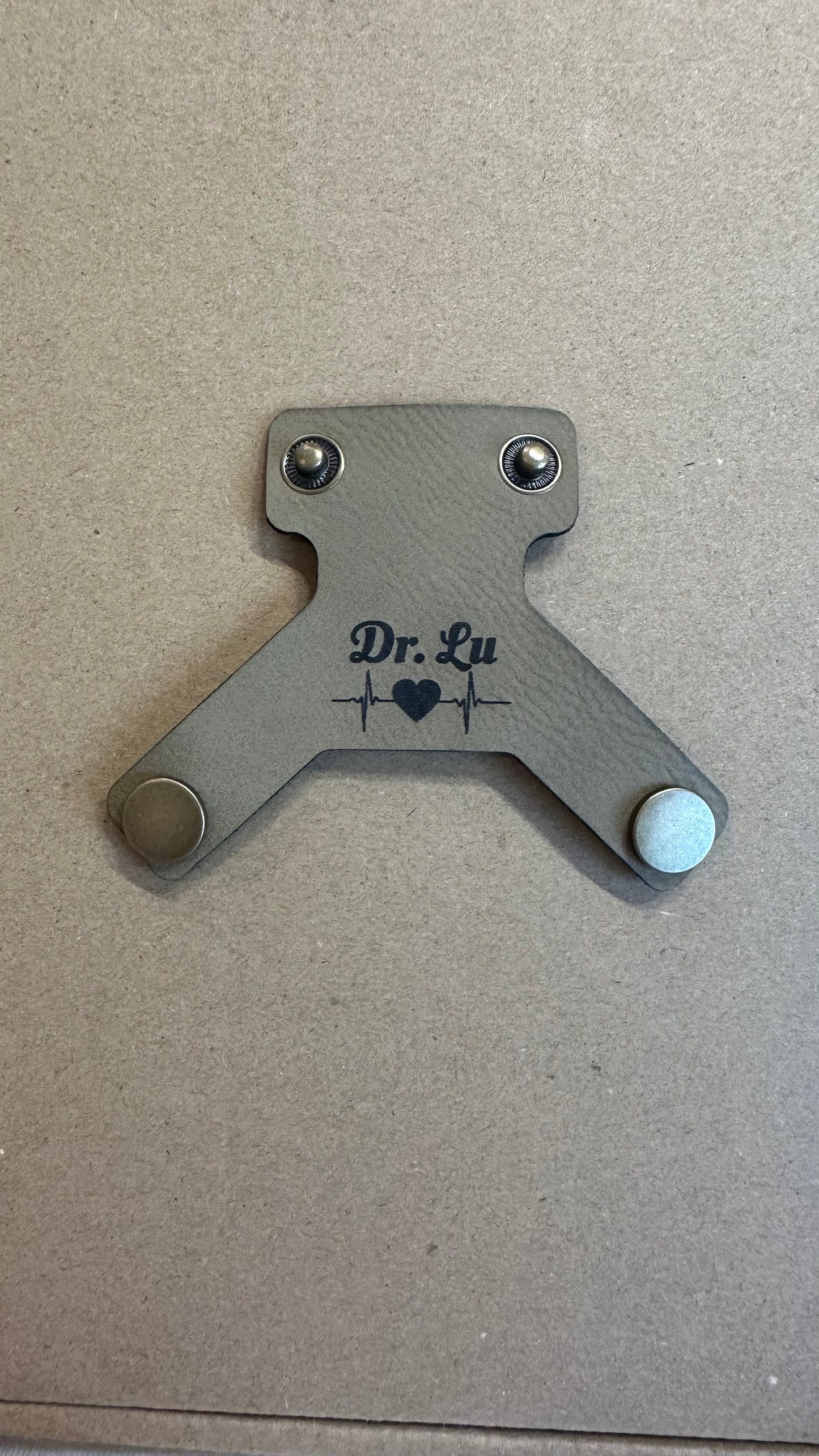 Custom Leather Stethoscope Tag